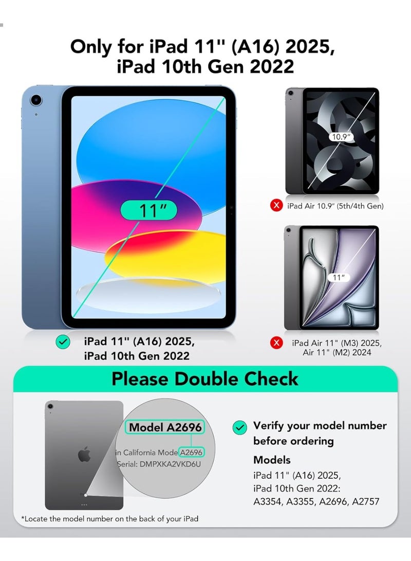 [1Pack] Magnetic Paper Screen Protector for iPad(A18)12th 2026/ iPad (A16) 11th 2025 11 Inch & iPad 10th Gen 2022 10.9"，Feel Like Write and Draw on Paper,Matte Finish Detachable Anti-Glare Film,Reusable, Removable - Image 3